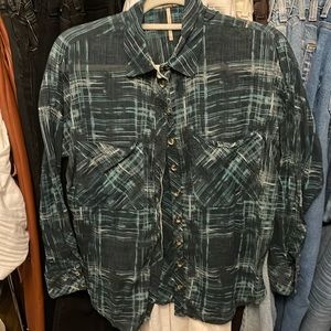 Free People button down top